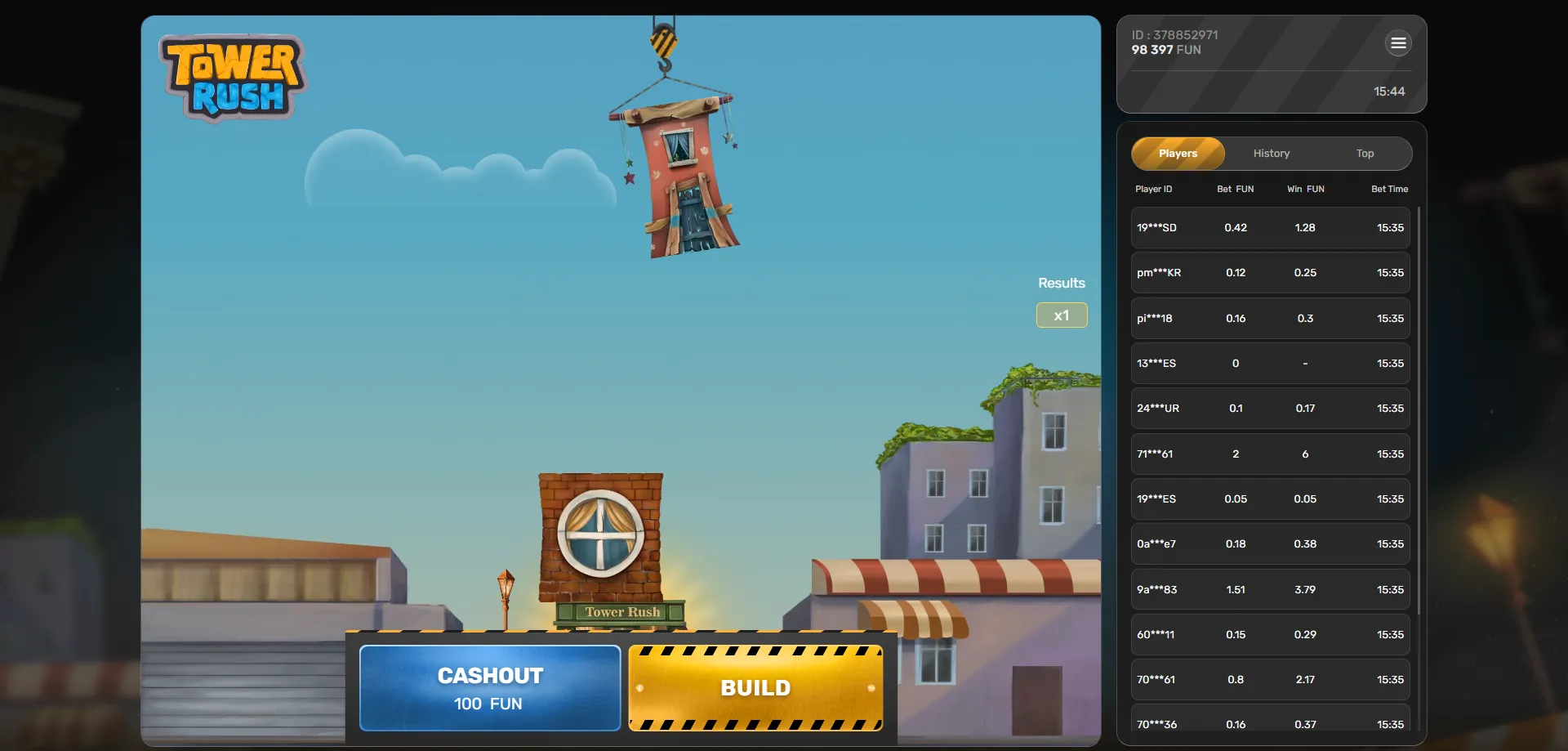 خطوات البدء باللعب في tower rush على الكازينو الرسمي
